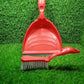 Complete long-handle dustpan set, showcasing its design and features for easy handling.