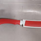 The lightweight ceramic kitchen knife with its essential blade guard.