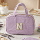 Hanging multi-pocket travel toiletry bag showcasing multiple compartments