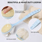 Long handle bath brush showing size and design