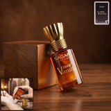 Java Vanilla roll on attar oil in elegant gold bottle
