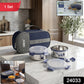 Stainless steel lunch box set with airtight containers for fresh meals