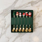 Close-up of cartoon golden spoon detail