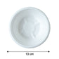 Vegnar 240ml compostable bowl with overlay showing product dimensions in centimeters