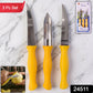 Kitchen knife and peeler set pack with ergonomic handles