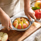 Stainless steel apple cutter in apple shape for easy slicing