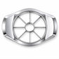Apple cutter on white background showing compact design