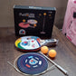 Complete Portable Wiff Waff table tennis trainer set packed and ready to use.