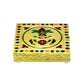 Handcrafted wooden bajot with detailed floral carvings, ideal for pooja or home decor.