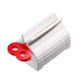 Front view of the durable ABS stand holder for the toothpaste squeezer.