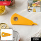 Versatile bottle and can opener pack in stainless steel finish