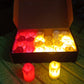 Overhead view of a Flameless LED Candle, ready to illuminate your space safely.