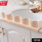 Anti-splash kitchen sink guard protecting countertop from water spill