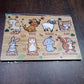 Gift packaging for the educational wooden animal puzzle.