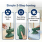 Packaging of the travel-friendly garment steamer, ready for gifting or travel.
