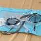 Side view of Konex swimming goggles showing adjustable strap