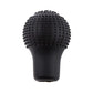 Demonstration of easy installation for the silicone gear shift knob cover.