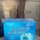 Full set of 12 lavender-scented washing machine cleaning tablets.