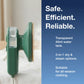 Detailed view of the portable steam iron's specifications and buttons.