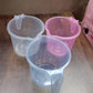Side view of the sturdy 1200ml bath water mug, emphasizing its robust construction.
