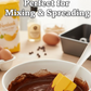 Cooking spatula showing detachable handle feature
