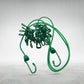 Portable clothesline with 12 clips displayed against a white background.
