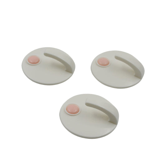 Step-by-step guide demonstrating the easy, drill-free installation of GlimmerHome's self-adhesive hooks.