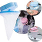 Close-up of the fine mesh net of the laundry hair remover.