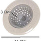 Side view of the soft and flexible silicone sink strainer basket.