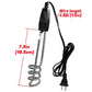 Side view of the 1000W electric water heater rod.