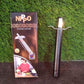 Ergonomic Stainless Steel Gas Lighter comfortably held in an Indian user's hand.