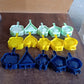Assorted plastic snack moulds displayed for bakery and home kitchen use.