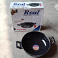 Heavy duty traditional small cast iron kadai for Indian stove cooking