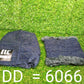 The complete woolen beanie scarf set laid flat, highlighting its soft fabric.