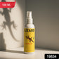 Lizard repellent spray bottle displayed on white background for home use