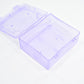 Multipurpose plastic storage box in a neutral color, perfect for organizing small items.