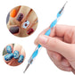 Aesthetic arrangement of nail art pens for showcasing.