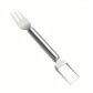 Detailed view of watermelon cutter and serving fork