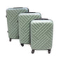 Smooth 360-degree rotating spinner wheels on a Trekola travel suitcase.