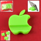 Apple-shaped plastic phone holder providing stable smartphone support
