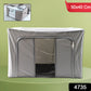 Close-up of storage box showing moisture-proof fabric and clear window