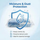 Display of vacuum storage bags' specifications and features