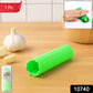 Premium silicone garlic peeler tube on white background