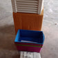 Slim vertical 6-layer plastic storage drawer cabinet ideal for space saving