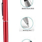 Compact 3-in-1 stylus pen, ideal for portability and on-the-go productivity.