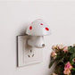 Compact automatic night sensor lamp, ideal for hallways and bedrooms.