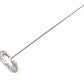 Detailed view of the easy-grip handle on the milk frother wand.