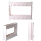 Detailed view of the smooth-gliding wheels and sturdy base of the slim storage rack.