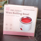 Retail packaging box for the Indo Glow electric wax heater.