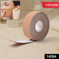 Model showing face lifting tape applied for instant wrinkle reduction and facial firming
